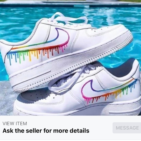 🌈🦋 Custom Nike’s!! 🦋🌈 - Picture 2 of 10